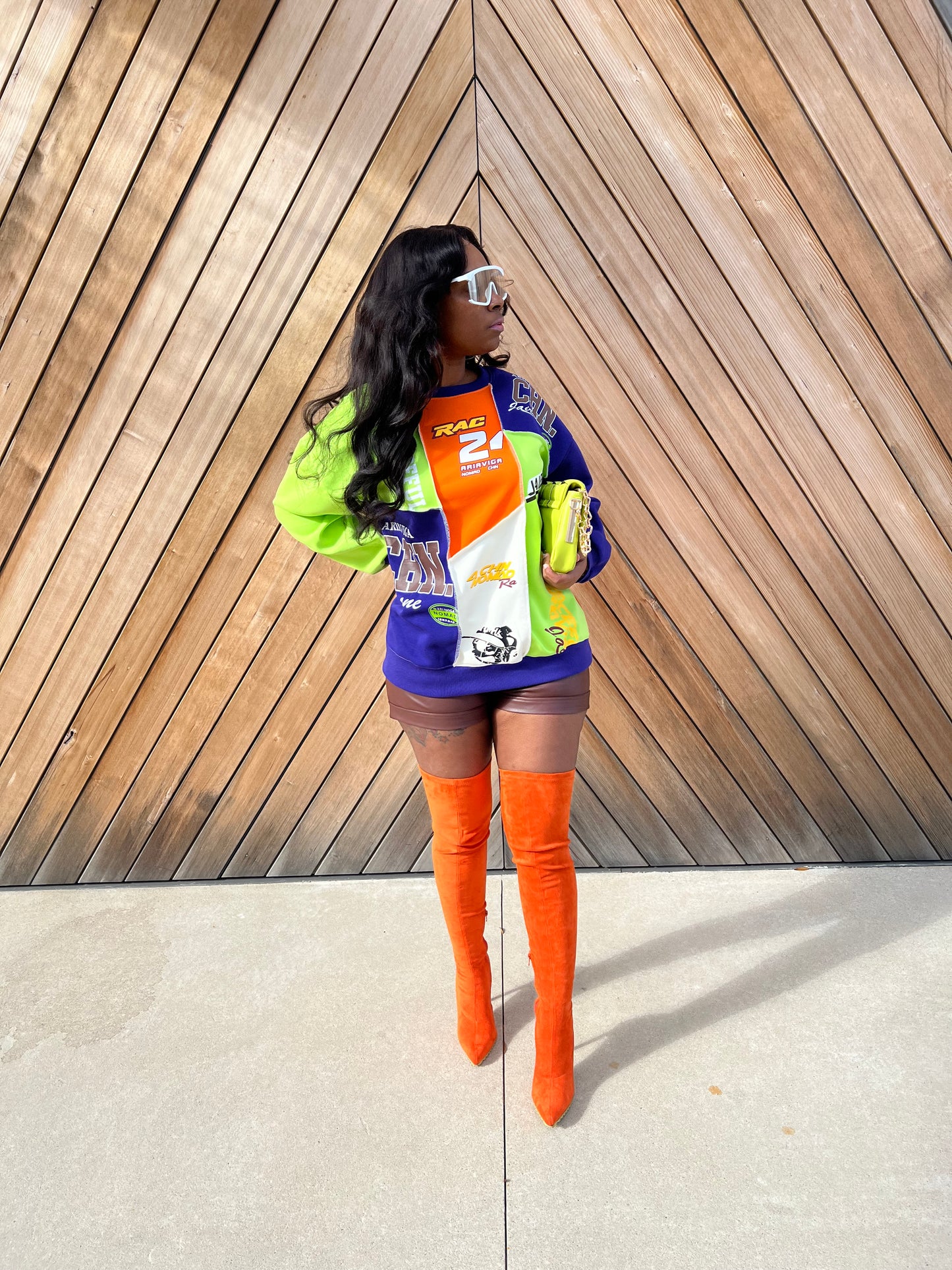 PATCHWORK SWEATSHIRT