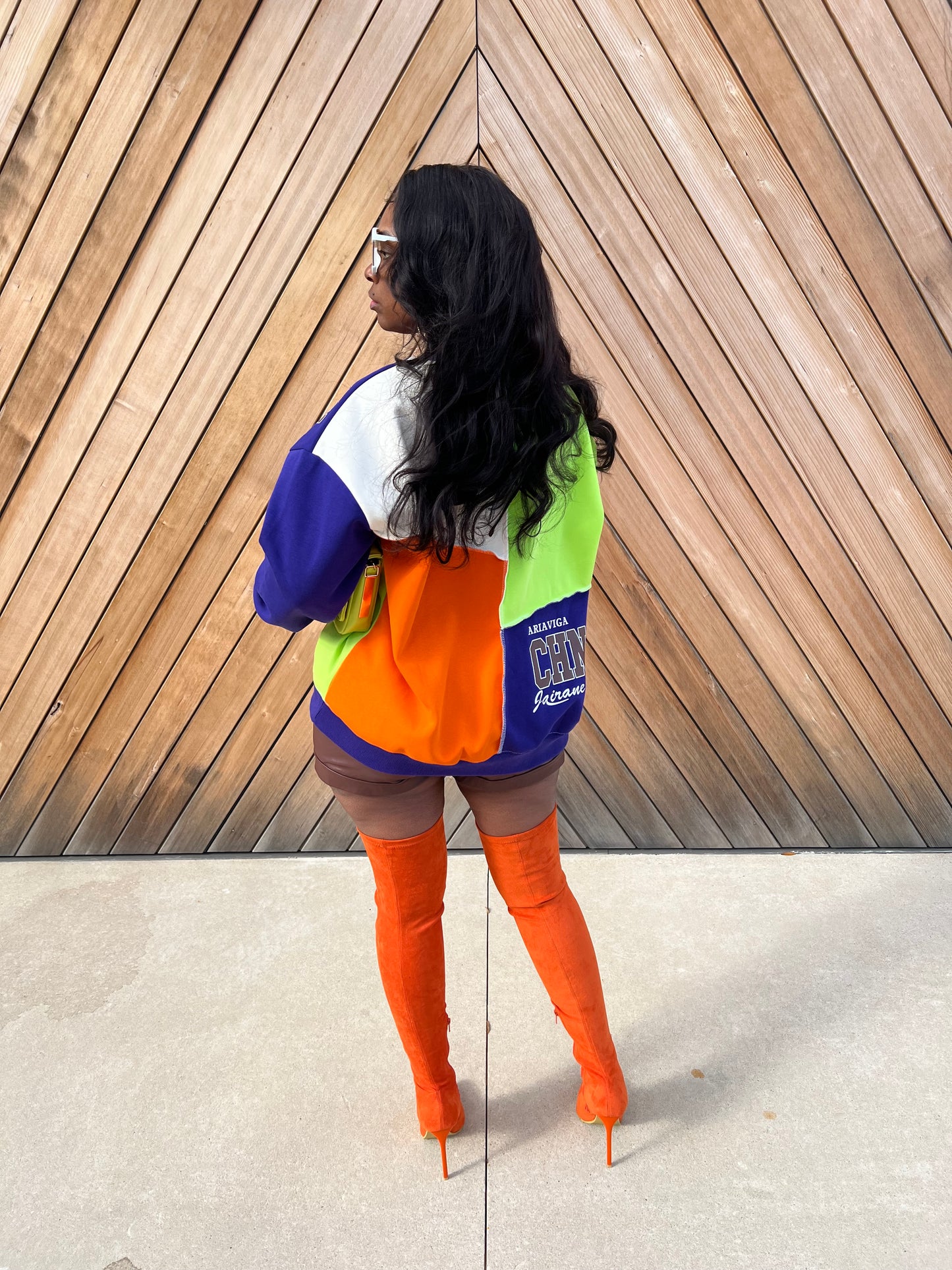 PATCHWORK SWEATSHIRT