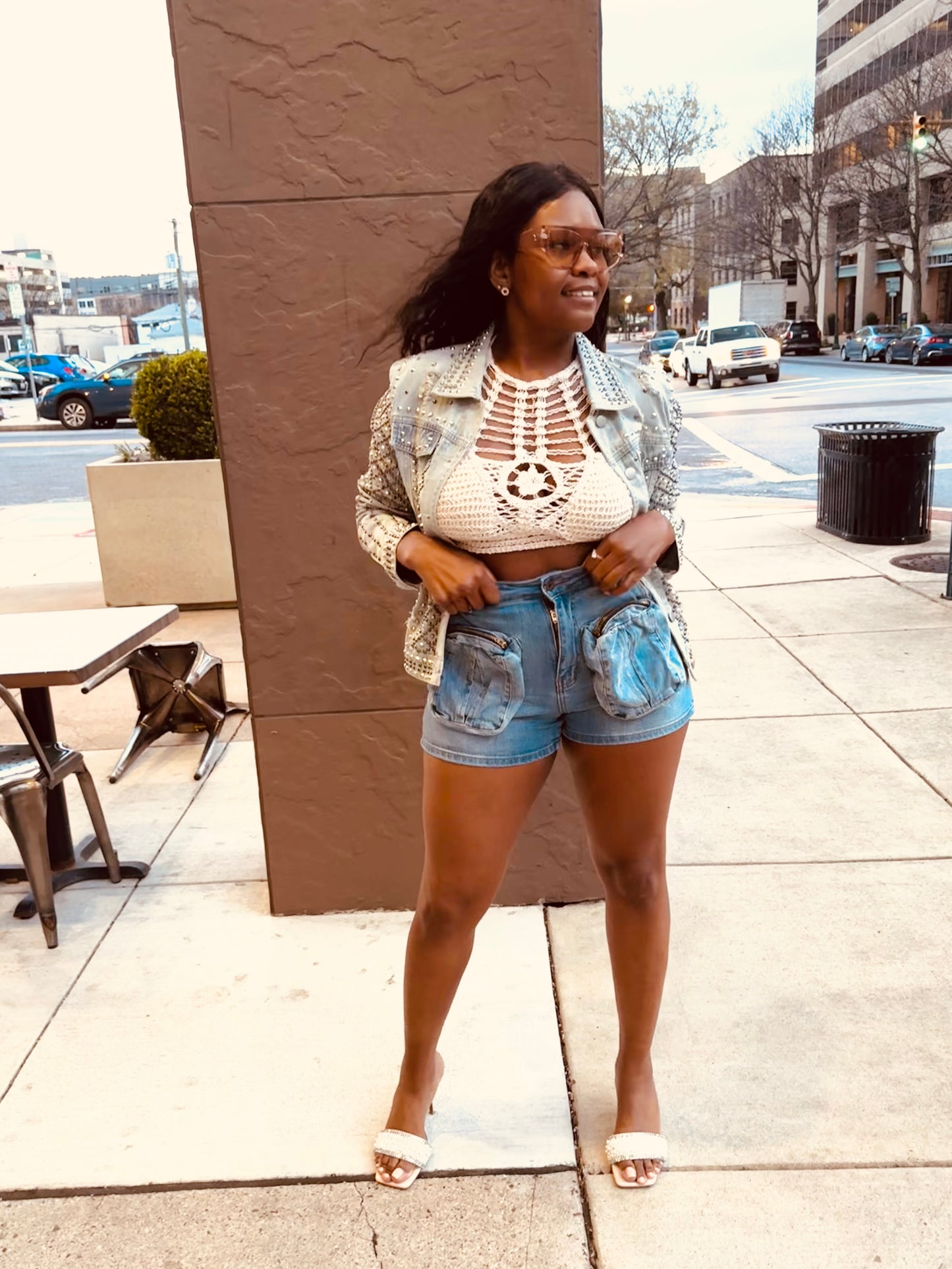 BADDEST DENIM SHORTS