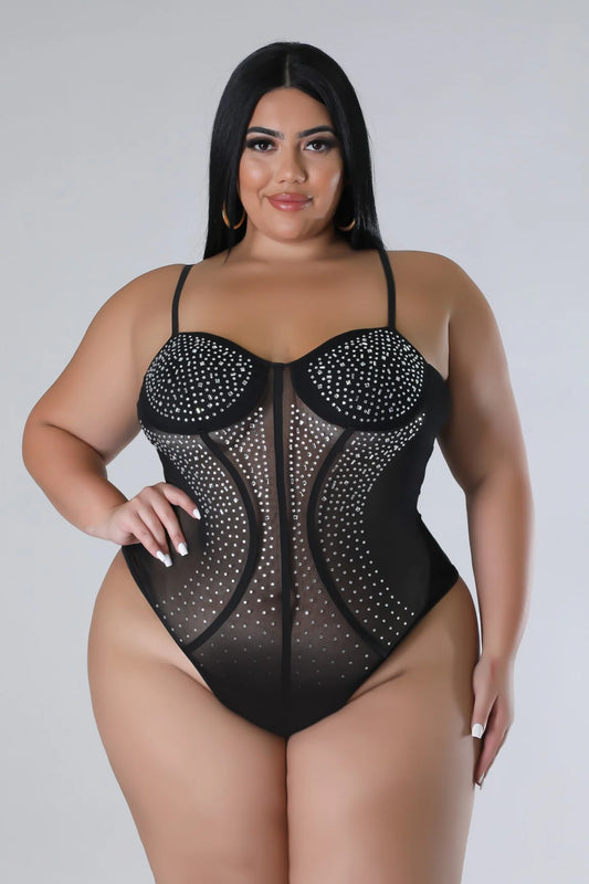 YOU SEE ME BODYSUIT (PLUS-SIZE)