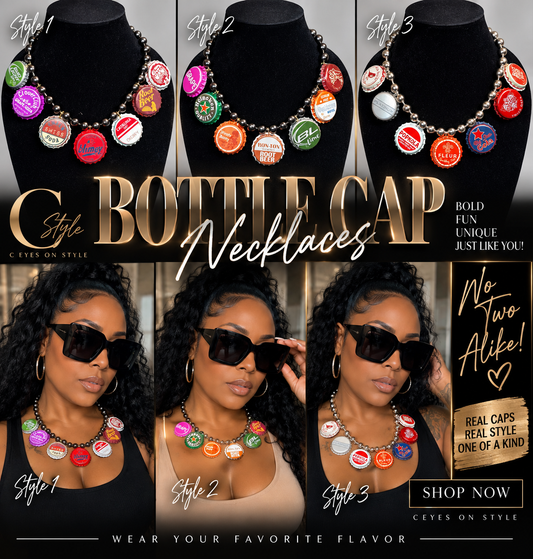 BOTTLE CAP NECKLACE