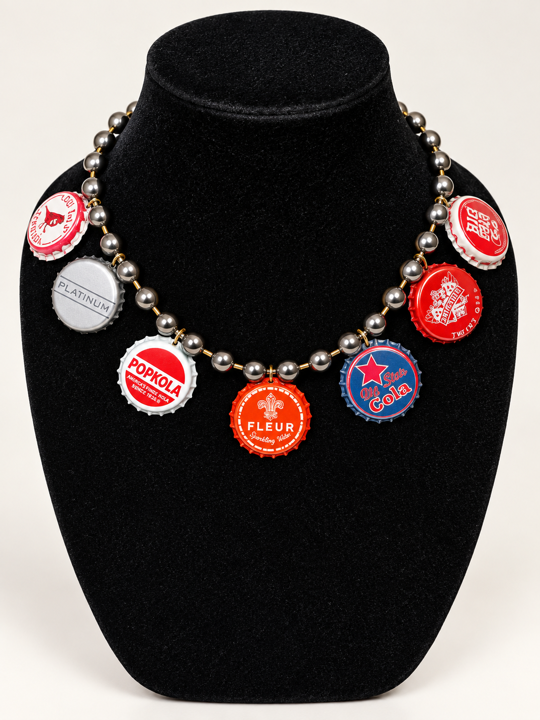 BOTTLE CAP NECKLACE