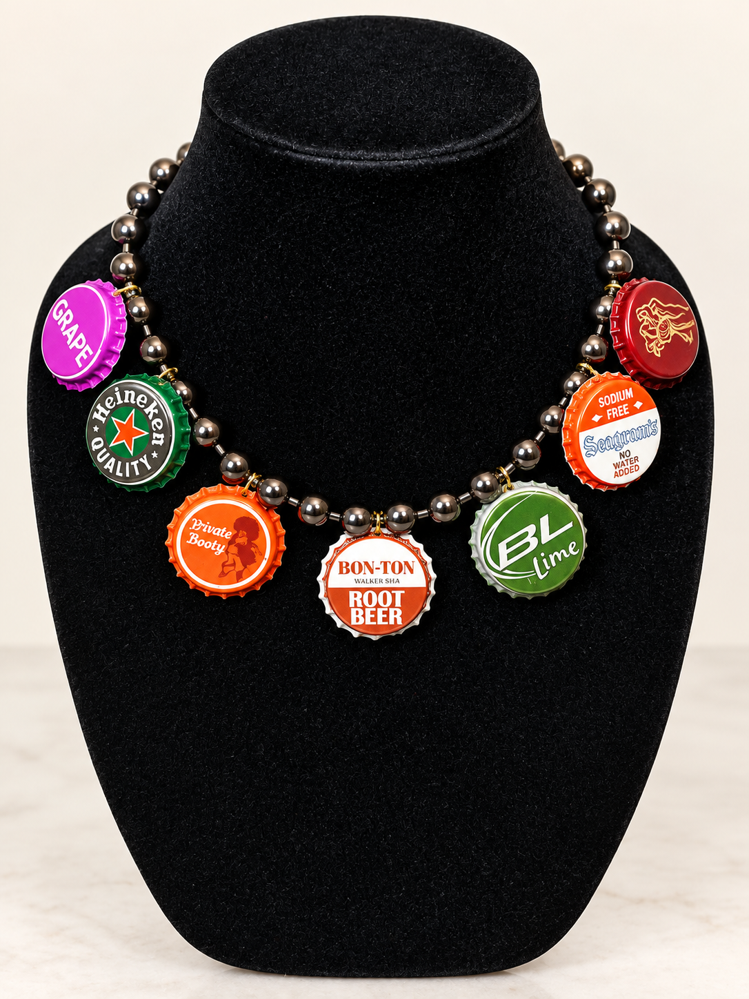 BOTTLE CAP NECKLACE