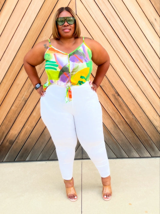 ART FUN TOP (PLUS-SIZE)