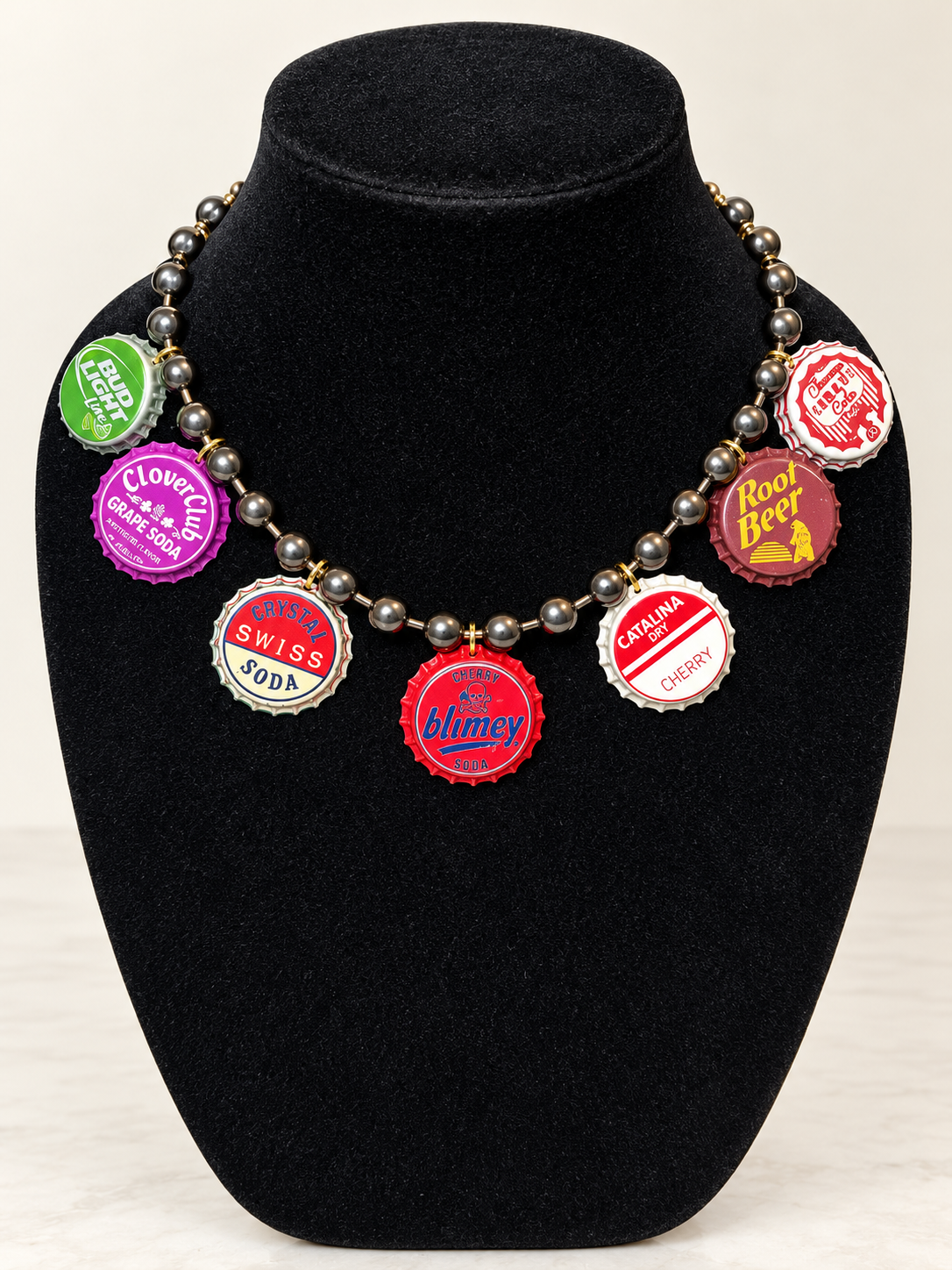 BOTTLE CAP NECKLACE