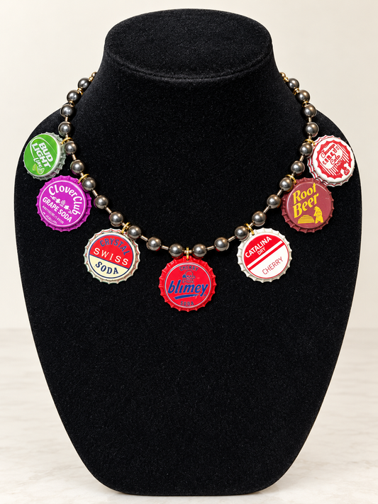 BOTTLE CAP NECKLACE