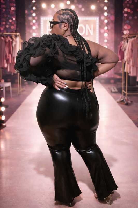 RUFFLE ME TOP (PLUS-SIZE)