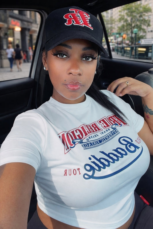 TRUE BADDIE CROP TEE
