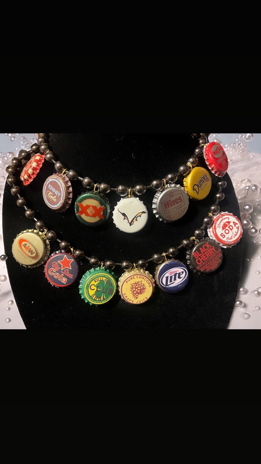 BOTTLE CAP NECKLACE