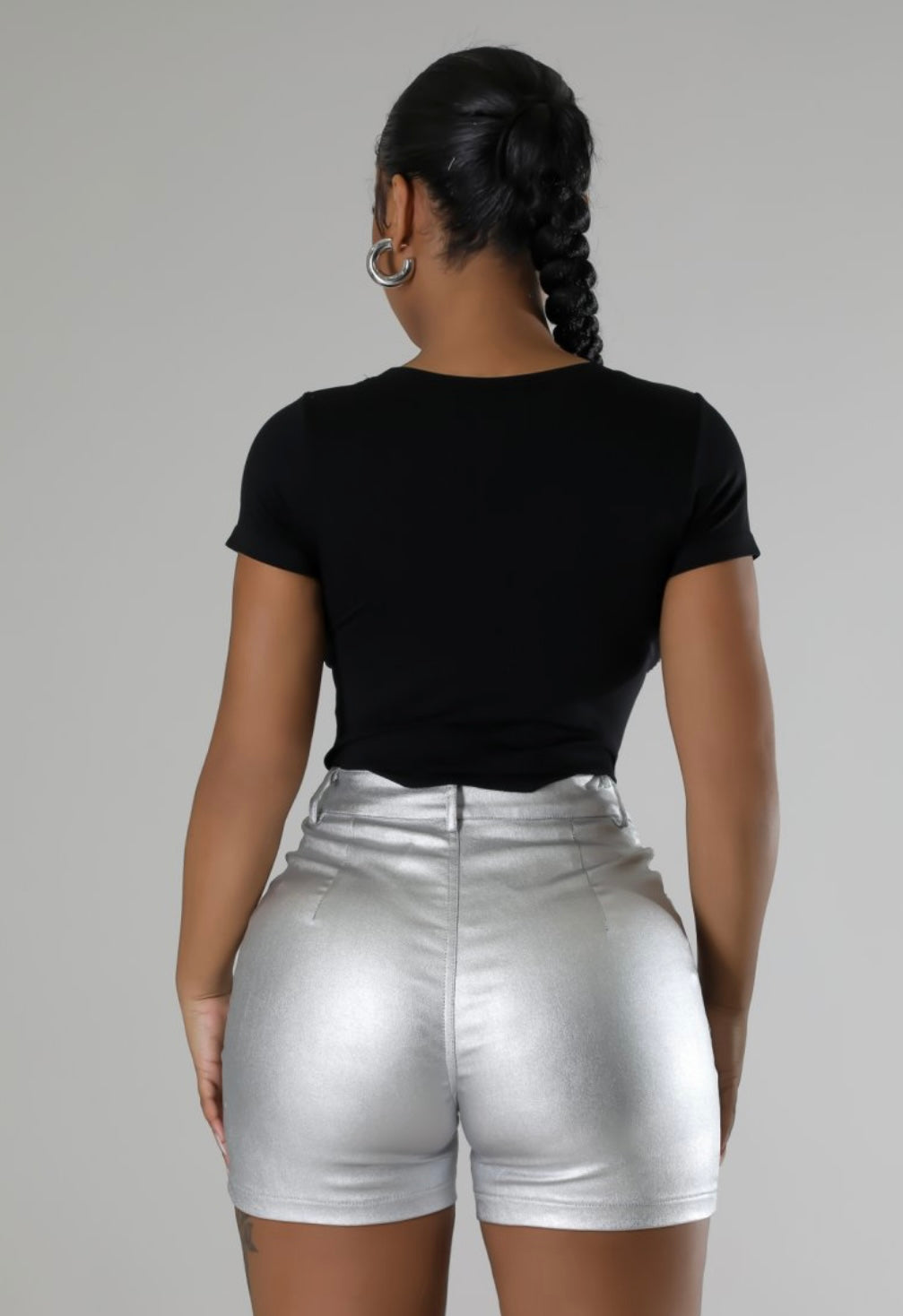 IT GIRL METALLIC SHORTS