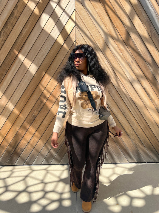 FALL FRINGE PANTS