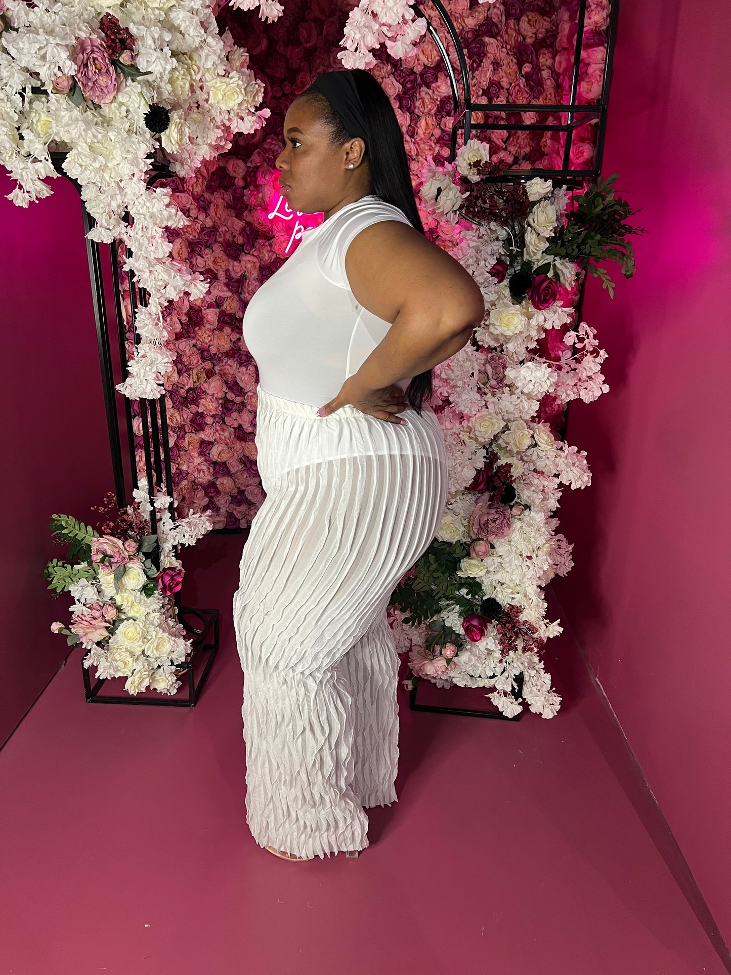 VACATION DAYS PANTS (PLUS-SIZE)