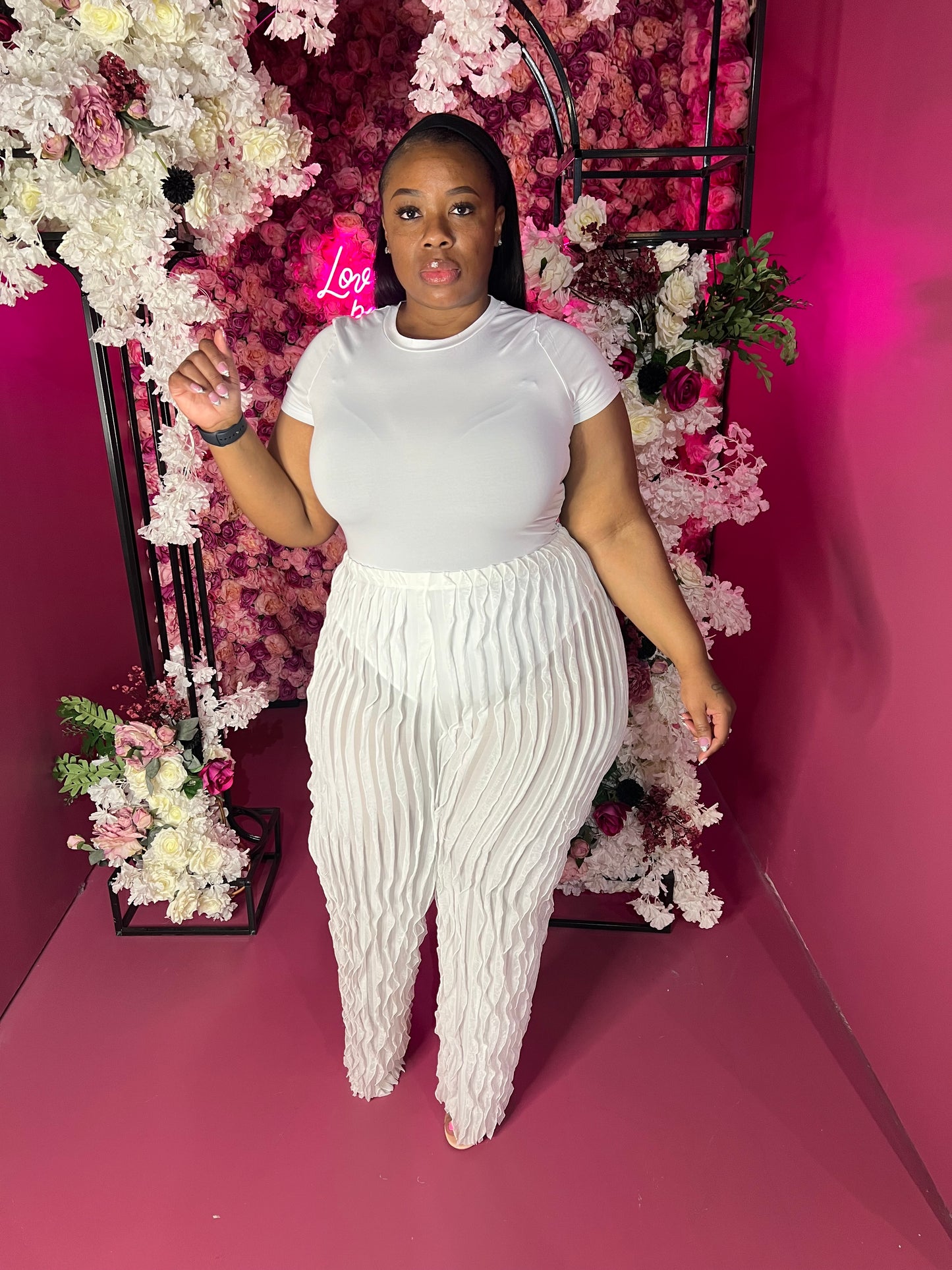 VACATION DAYS PANTS (PLUS-SIZE)