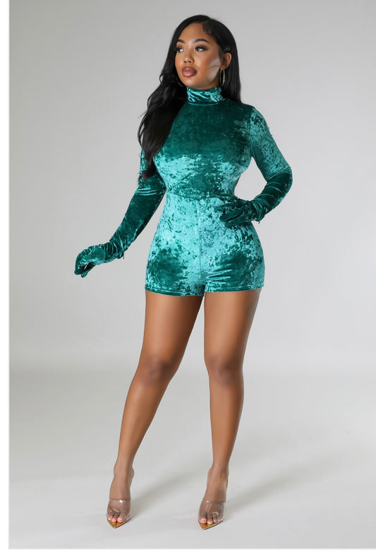 VELVET ROMPER