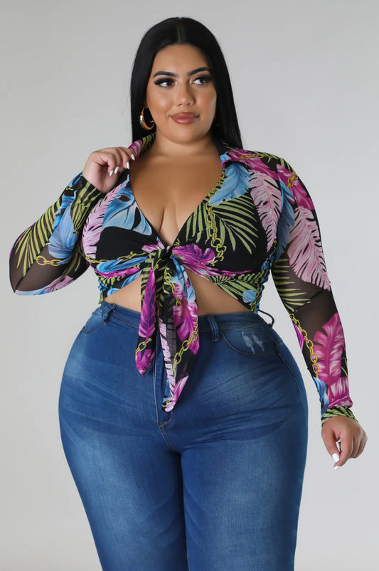 GOOD TIME TOP (PLUS-SIZE)