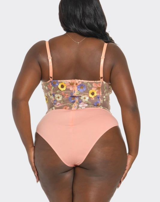 PETALS BODYSUIT (plus-size)