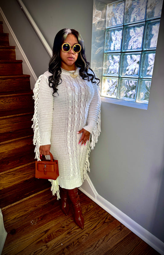 FEELING MYSELF SWEATER DRESS