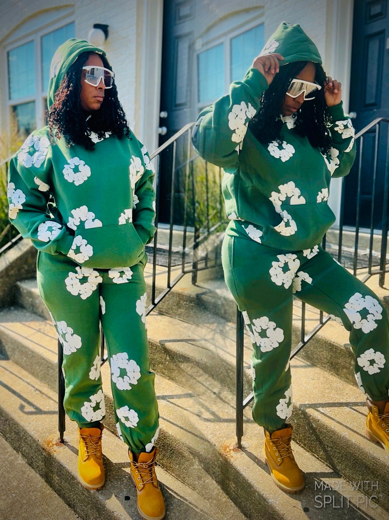 FLOWER JOGGER PANTS