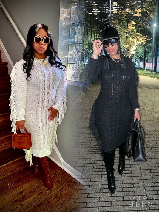 FEELING MYSELF SWEATER DRESS