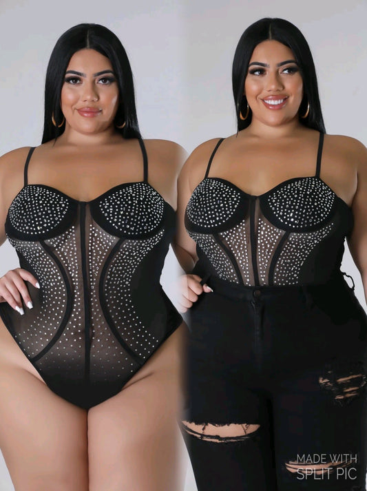YOU SEE ME BODYSUIT (PLUS-SIZE)