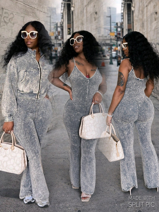 GRAYSCALE Jumpsuit Set