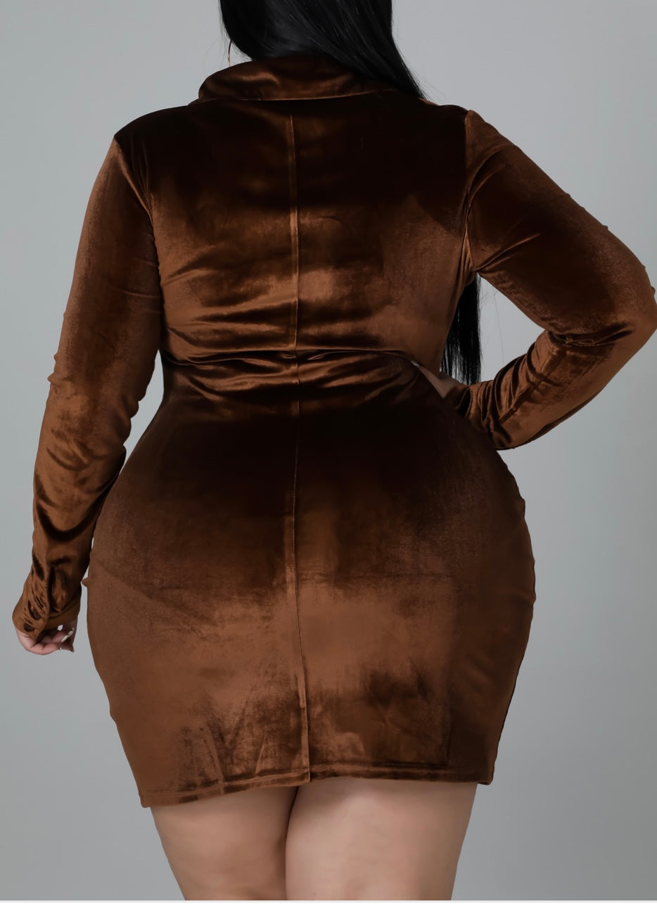 BRONZO DRESS (PLUS-SIZE)