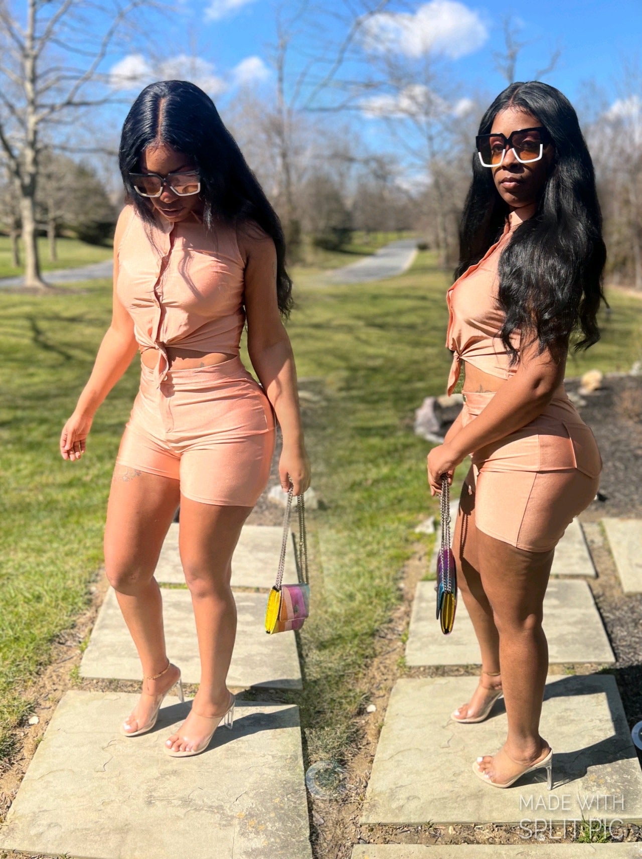 HONEY SHORT SET